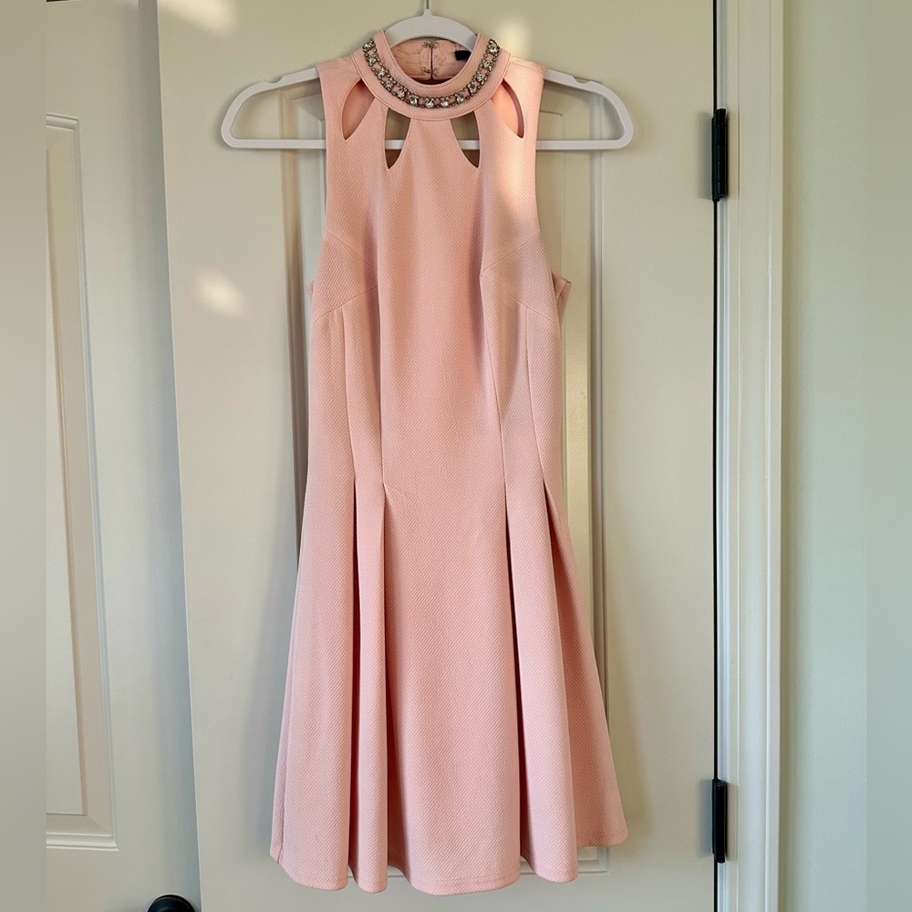 Lulu's Above the Knee Rhinestone Mini Dress (small)